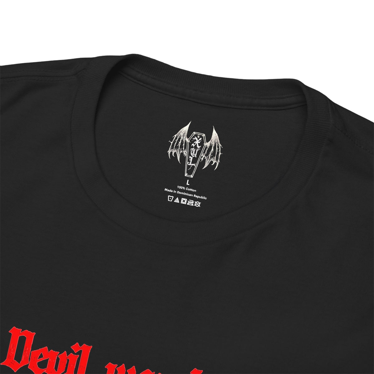 "The Devil Worships Me." Unisex T-Shirt