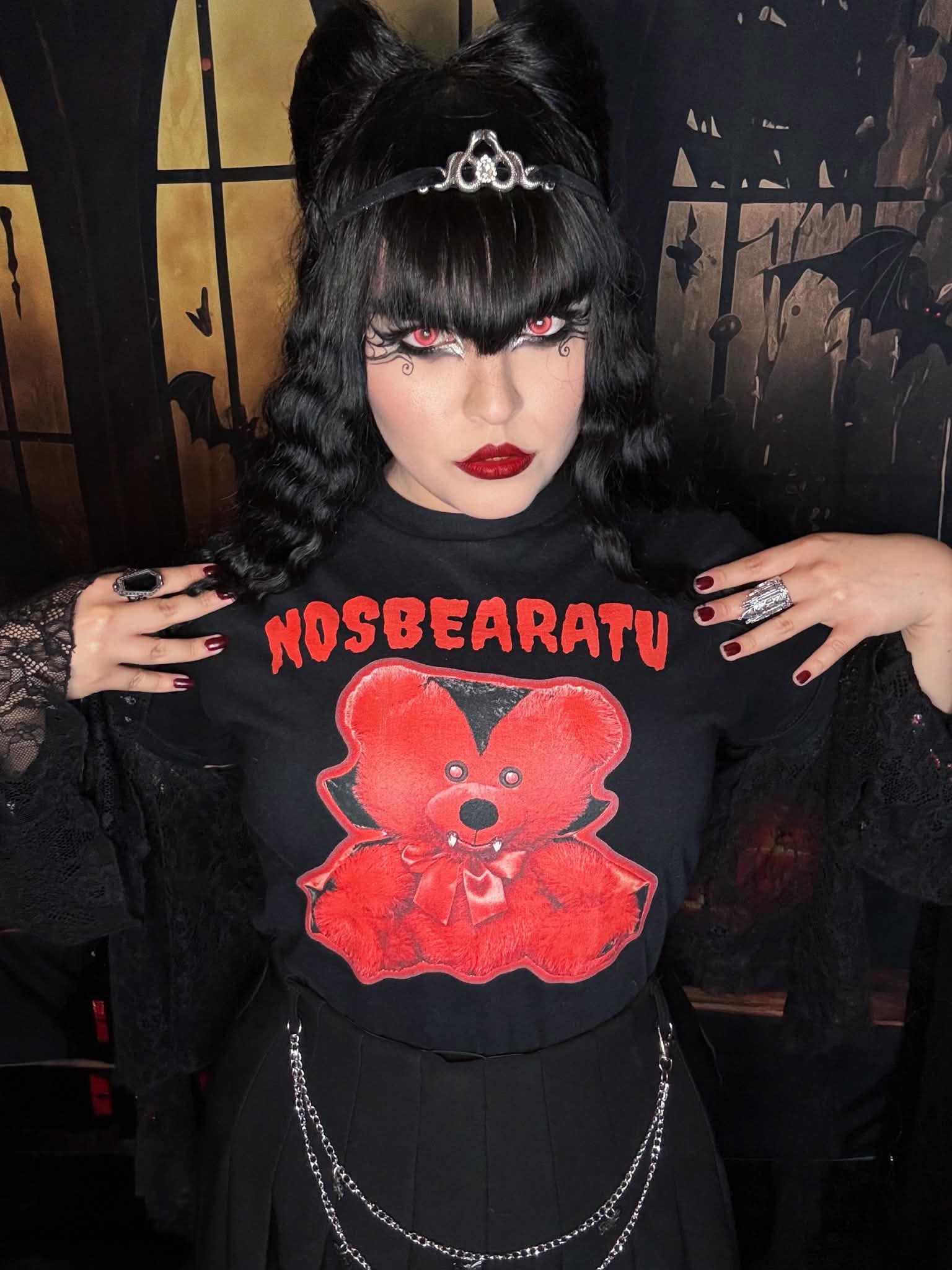 NOSBEARATU Vampire Teddy Bear Unisex T-Shirt