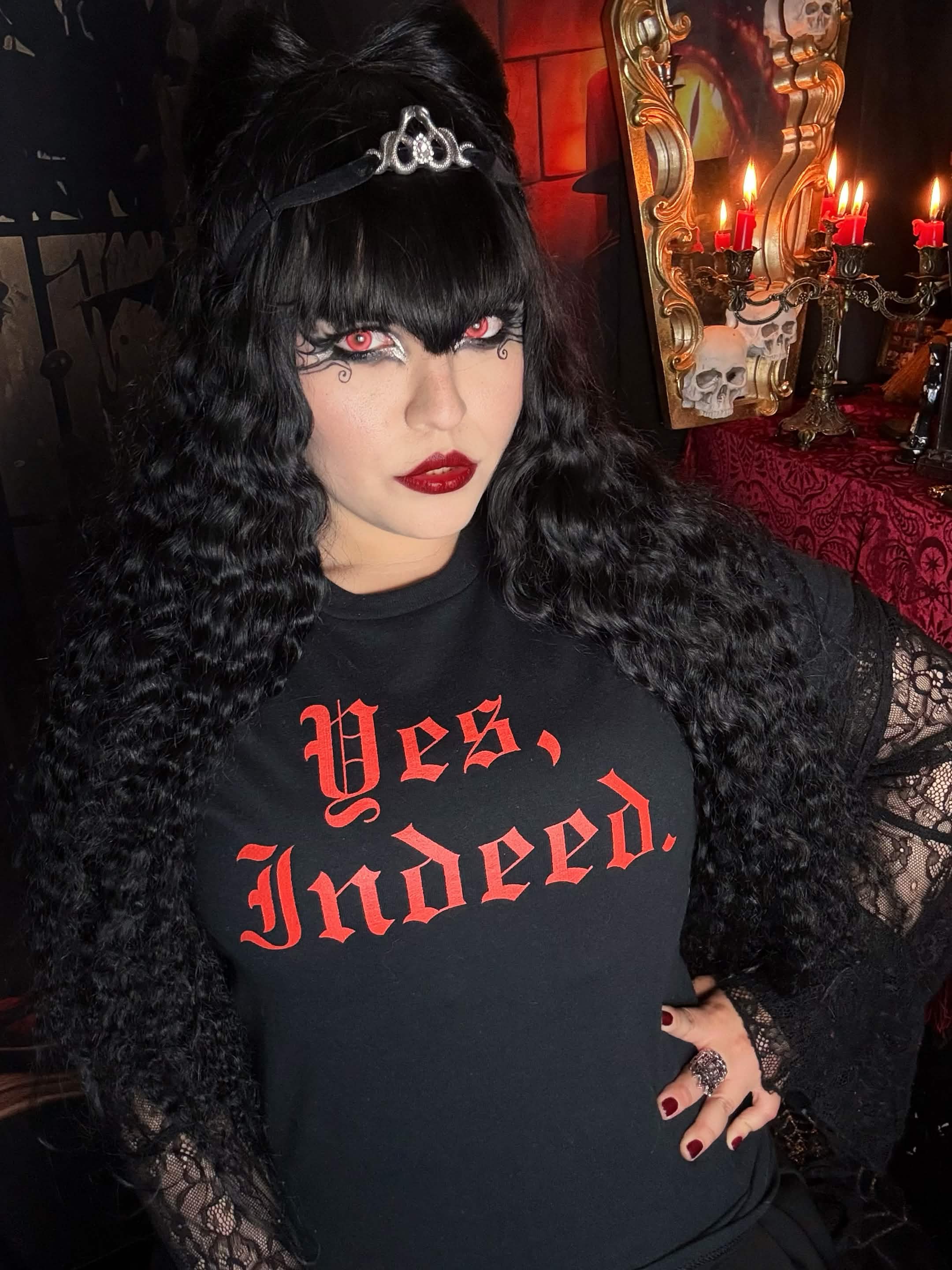 "Yes, Indeed." Unisex T-Shirt