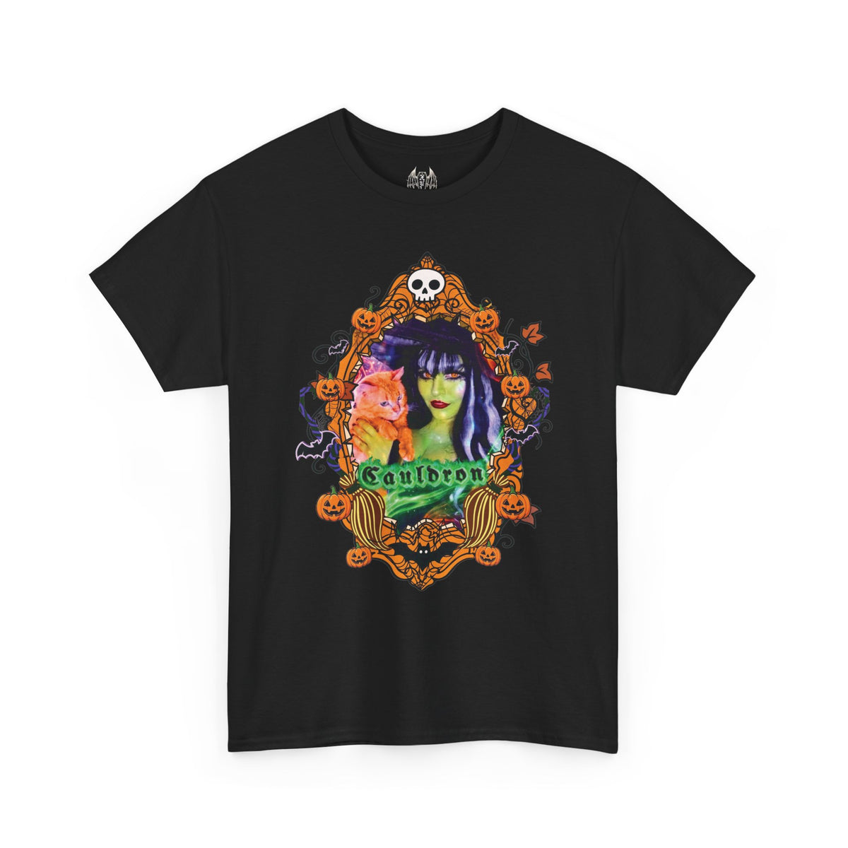 Cauldron Pumpkin Cat x XUL Witch Halloween Unisex T-Shirt