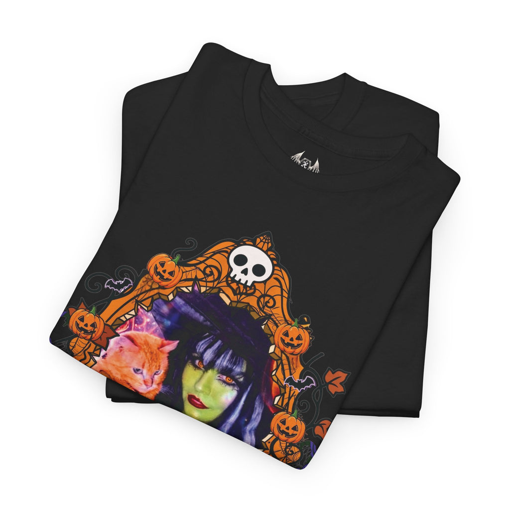 Cauldron Pumpkin Cat x XUL Witch Halloween Unisex T-Shirt